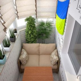Мини диван на балкон